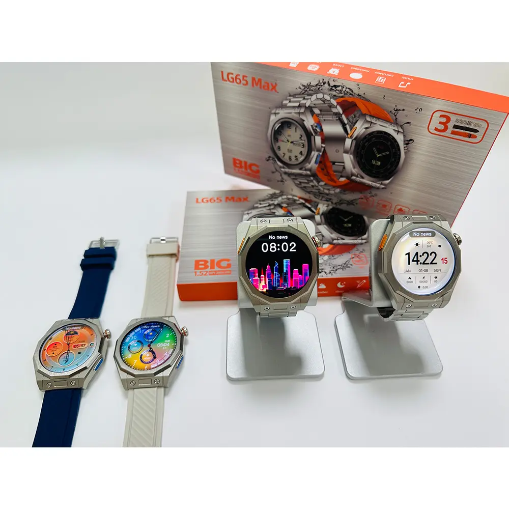 Smart Watch LG65 Max Sport Smartwatch 1.52 Inches Touch Screen Bt Intelligent Watch