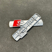 Alliage de zinc 72mm métal Sline emblème voiture garde-boue côté S ligne Badge pour Audi A1 A2 A3 A4 A5 A6 A7 A8 TT S3 S4 S5 S6 S7 Q2 Q3 Q5