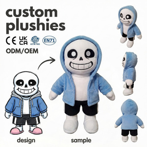 Custom Plush Toy Manufacturer Supplier Animal Spiky Hair Punk Gaming Merchandise Giant Plushie Dapprio Stuffed Animal Toys Bulk - Product Image 3