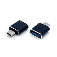 JILIAN - Adaptador OTG USB-C a USB 3.1 Hembra con Luz LED Intermitente, Salida de CC para Laptop y Cámara, Superventas
