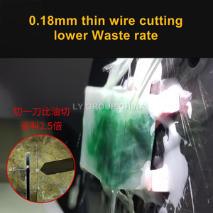 LY SH300-Mini Professional Wire <strong>Cutting</strong> <strong>Machine</strong> Jade Stone Glass <strong>Gem</strong> Metal Wood Shale Graphite Firebrick Emerald Max 280mm - Product Image 6