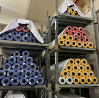 Bon prix, bâche en PVC blanc 1000 g/m², motif tissé pour auvents, avec finition métallique, échantillon gratuit pour filles