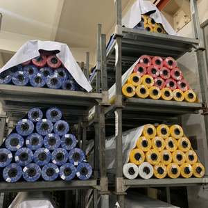 Bon <span class=keywords><strong>prix</strong></span>, bâche en PVC blanc 1000 g/m², motif tissé pour auvents, avec finition métallique, échantillon gratuit pour filles - Product Image 4