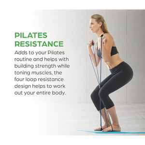 Tahan lama kenyamanan grip membangun ketahanan Total tubuh latihan peralatan kebugaran rumah Pilates Band - Product Image 3