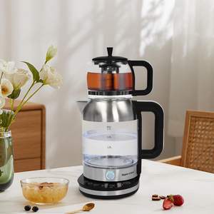 <span class=keywords><strong>Bouilloire</strong></span> électrique en verre 2 en 1, best-seller, <span class=keywords><strong>température</strong></span> <span class=keywords><strong>réglable</strong></span>, arrêt automatique, ébullition rapide avec filtre, appareil ménager - Product Image 1