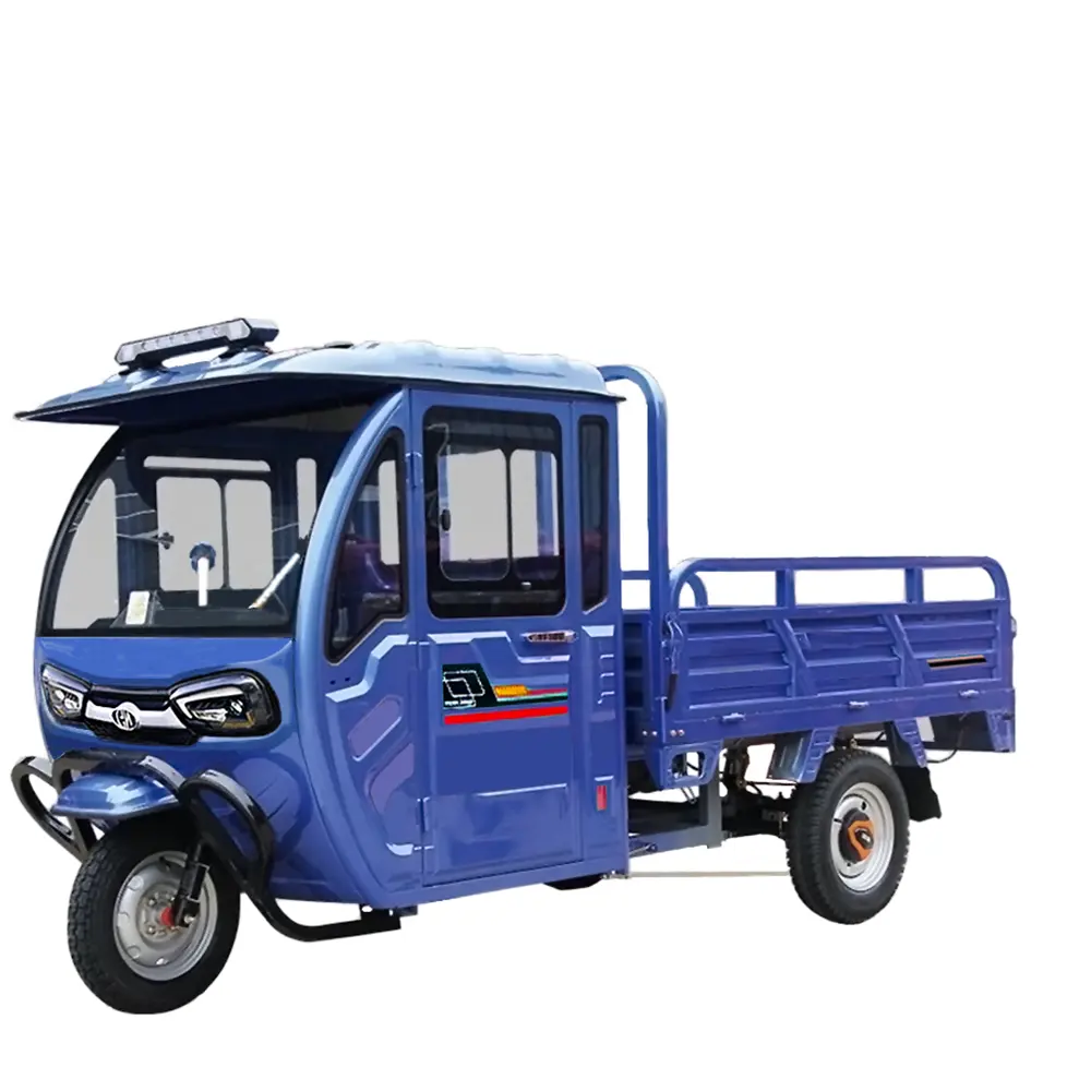2024 Top Quality adult tricycle cargo Electric Tricycle Bike delivery 60V1200W Shift motor cargo farming use for sale