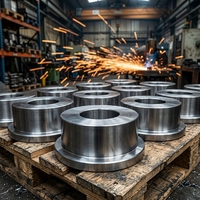 Maßgefertigte Nahtlose Edelstahl-Schmiederinge, Ringförmige Schmiedelösungen für Getriebeausrüstung, OEM CNC-Präzisionsbearbeitung
