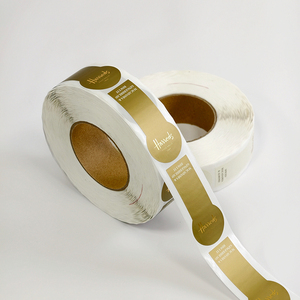 Gift Wrap <b>Roll</b> Labels Decorative Self Adhesive <b>Stickers</b> for Holiday Present Box Packaging - Product Image 2