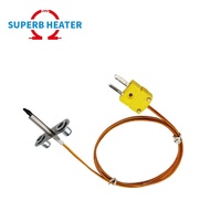 Capteur de température de surface à thermocouple de type K N J E T à réponse rapide