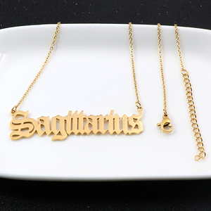 Collana Oroscopo Gioielli Segno Zodiacale Sagittario Collana Personalizzata in Argento Oro Oro Rosa 12 Segni Zodiacali per Regalo di Compleanno - Product Image 3
