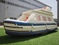 Meilleures ventes : Nouveau bateau-maison gonflable électrique, double pont, avec structure Drop Stitch, pour fêtes et loisirs aquatiques