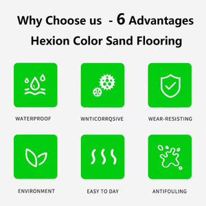 Đá Cẩm Thạch hiệu ứng <span class=keywords><strong>epoxy</strong></span> màu cát tự san lấp mặt bằng chống UV chịu mài mòn sàn Sơn & thiết bị sơn với bàn chải ứng dụng - Product Image 5