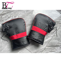 Mitaines de guidon de moto imperméables et coupe-vent pour l'hiver, doublure en polaire épaisse, bandes réfléchissantes, protection contre le froid
