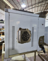 Nouveau four à convection à gaz commercial à air chaud, 5 plateaux, en acier inoxydable, four de cuisson avec contrôle de la température et porte en verre pour