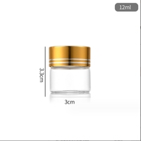 Flacon de 30ml en or avec bouchon Cordyceps, flacon fendu au safran, fil de bois d'agar, emballage de parfum, flacon Dendrobium mascara gouttes pour les yeux