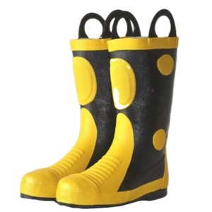 Bottes <span class=keywords><strong>de</strong></span> sécurité jaunes résistantes aux produits chimiques, robustes, pour pompiers - Offre spéciale - Product Image 1