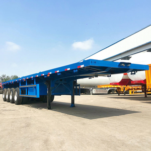 Venta Directa <span class=keywords><strong>de</strong></span> Fábrica: Remolque <span class=keywords><strong>de</strong></span> Plataforma <span class=keywords><strong>de</strong></span> 30-50 Toneladas y 50 Pies, Semirremolque Portacontenedores <span class=keywords><strong>de</strong></span> 48 Pies, Semirremolque <span class=keywords><strong>de</strong></span> Plataforma <span class=keywords><strong>de</strong></span> 40 Pies y 3 Ejes, 50 Toneladas, 20 Pies - Product Image 6