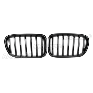 1 Par de Rejillas Delanteras para BMW X3 F25 2010 2011 2012 2013, Rejilla de Riñón, Color Negro Brillante Mate M, Rejillas de Repuesto para Carreras - Product Image 2