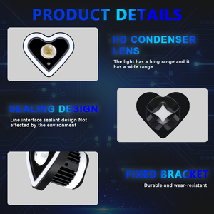 Lelanpu motosiklet aksesoris อุปกรณ์เ<span class=keywords><strong>ส</strong></span>ริมสำหรับรถจักรยานยนต์โปรเจคเตอร์เลเซอร์ LED 1เลนส์ทำงาน<span class=keywords><strong>ส</strong></span>ปอตไลท์สำหรับ Tmax 560 R15 V2 Vespa - Product Image 3
