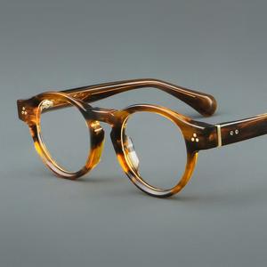 แว่นตากรอบแว่นสายตาสไตล์วินเทจแว่นตากรอบแว่นสายตาหนาทรงรีสำหรับผู้ชายผู้หญิงมาใหม่<span class=keywords><strong>2025</strong></span>พร้อมโลโก้ของคุณ - Product Image 1