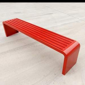 Modern Square Metal Leisure <strong>Bench</strong> Waterproof and Rust-Proof for Outdoor Courtyard Garden Park and Shopping Mall Row - Product Image 6