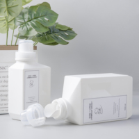 Bouteille distributrice de lessive en plastique HDPE 500ml 1000ml pour usage domestique – Vente chaude