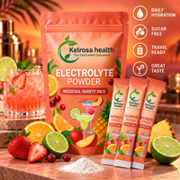 Poudre d'électrolytes à marque privée OEM/ODM, boisson sportive, vitamines, sans sucre, énergie, hydratation, pré-entraînement