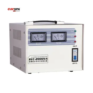 Single Phase 220V 0.5KVA 1KVA 2KVA 3KVA 5KVA 10KVA 15KVA 20KVA Copper Servo Motor Automatic Voltage Regulator Stabilizer