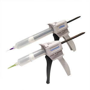 30CC 50CC مقبض بلاستيكي أداة واحدة اثنين من مكونات خرطوشة الغراء تطبيق بندقية موزع مسدسات حقنة للصراصير هلام الايبوكسي - Product Image 1