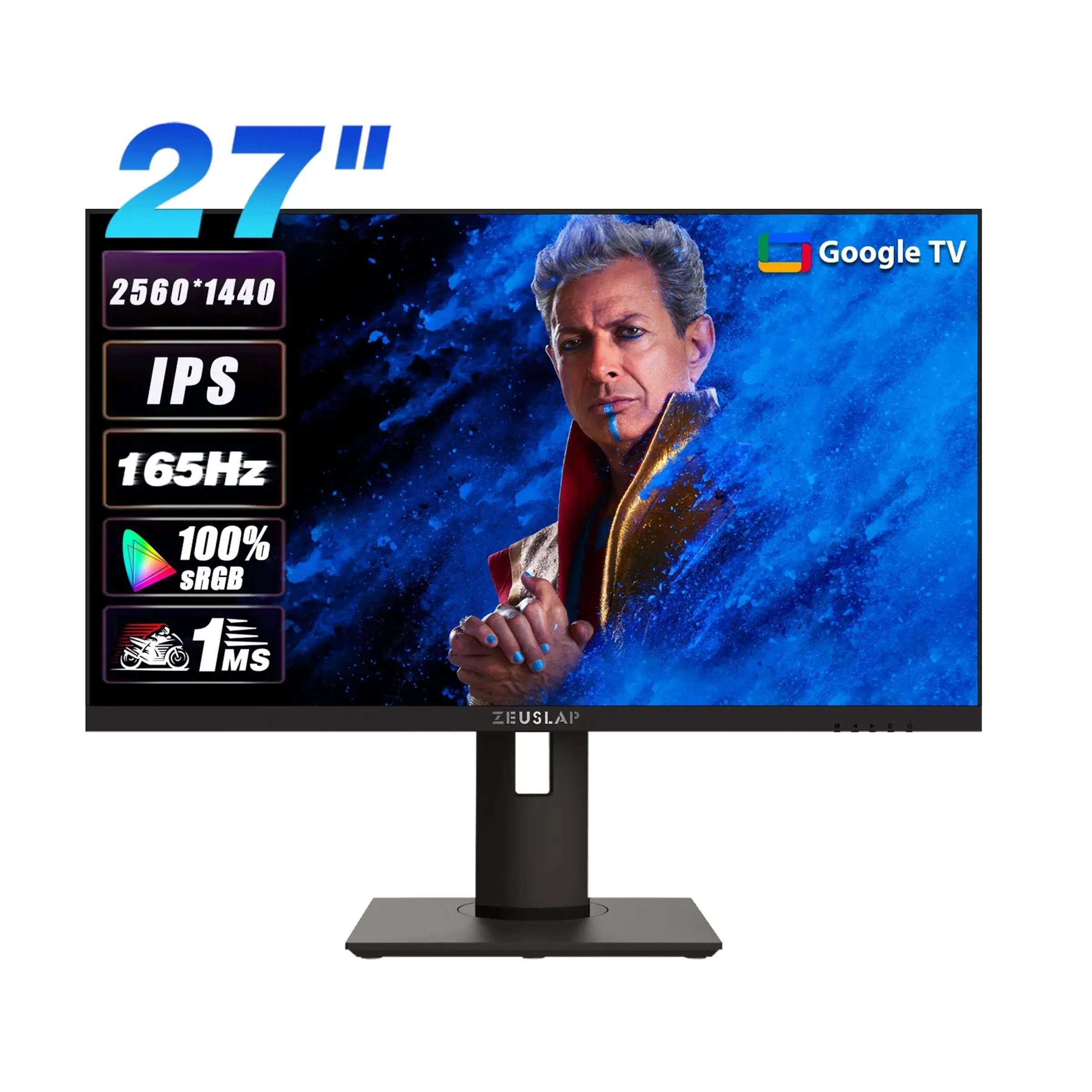 Obral Monitor Gaming Led LCD layar IPS 2560*1440 Monitor 27 inci untuk bisnis dan Monitor PC Gaming