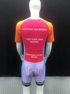 Bộ đồ thi đấu ba môn phối hợp HIRBGOD dành cho nam, bao gồm quần áo, thiết bị, đồ bảo hộ, bộ đồ liền thân, bộ đồ chạy nước rút, bộ đồ tốc độ, có tay ngắn. - Product Image 5