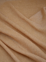 Tissu de mode en maille doré clair, mélange coton, acétate et lurex, 348 GSM, 61,02 pouces de large, tissu pour vêtements vendu au mètre