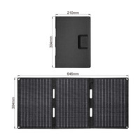 Nouveaux produits petit panneau solaire 5v 12v 18v panneau solaire portable 10w 15w 30w 40w 60w chargeur de téléphone portable pour le camping