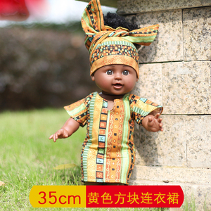 <span class=keywords><strong>Muñecas</strong></span> de vinilo de 30cm para niños, muñeca negra africana, venta al por mayor - Product Image 4