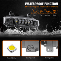 MorSun LED-Nebelscheinwerfer für Dodge Ram 1500 Zubehör 2019 2020 2021 2022 72W D0T Auto-LED-Nebelleuchte für Ram 2500 3500