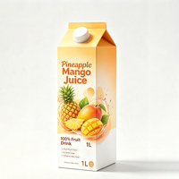 Tropisch Ananas Mango Mengsel Sap Mild Zoet Pittig Verfrissend Citrus Fruitige Noten Kant-en-klaar Drankje