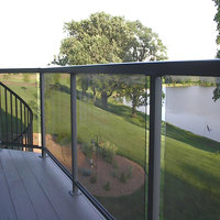 Sicherheitsglas Edelstahl-Zaun für Modernes Design Außenpool Balkon Treppe Villa Garten Gewerbebau Konstruktion