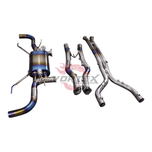 Escape trasero con válvulas Vortex Burnt Blue Titanium para Aston Martin Rapide 6.0L V12 Performance Muffler - Product Image 4