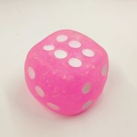 Dés géants Squishy, jouet sensoriel doux à rebond lent, anti-stress, nouveauté, cadeau de fête pour enfants