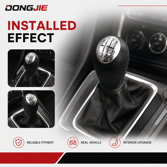 Black PVC Plastic 5 Speed Gear Stick Shift Knob for renault CLIO II KANGOO II TWINGO Car Styling