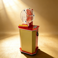 Machine de Bingo Électronique avec Couvercle en Acrylique, Machine de Tirage Numérique Portable pour Bars et Événements, 50 Boules