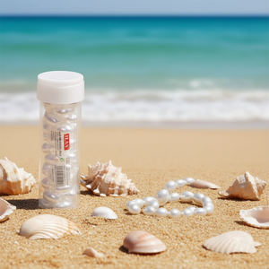 Perle Bianche Ilan Abalorio 8x11mm, Perle Sciolte per Creazione di Gioielli - Product Image 2