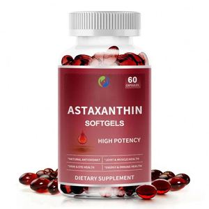 솔리란 OEM 제품 아스타잔틴 소프트젤 소프트 캡슐 대량 식이 보충제 12mg 24mg 아스타잔틴 소프트젤 피부, 눈 건강용 - Product Image 2