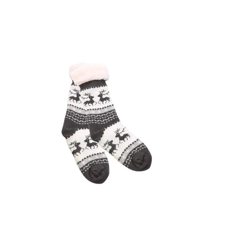 Newest Fashion Non Slip Floor Soft Slipper Boot Plush Fluffy Custom Children Home Socks