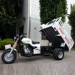 Five Wheeled Vehicle Dump Truck <b>Motorcycle</b> <b>Tricycle</b> Fuel Engine Gasoline Motor Agricultural Petrol Powered <b>Tricycle</b> - Product Image 2