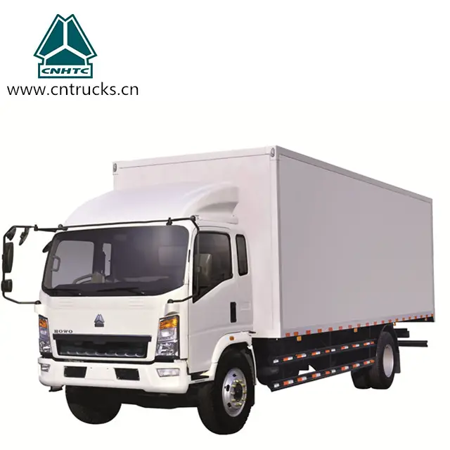 Used 4x2 6 Wheels Light Cargo Box Truck Cargo Trucks