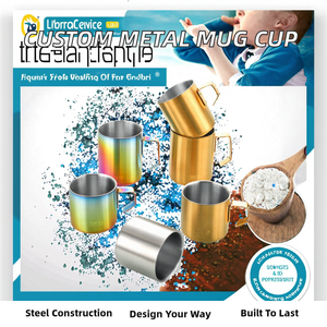 Custom Stainless Steel Camping Travel Mug with Handle for <b>Coffee</b> Breakfast Household Use Toddler Giveaways - Product Image 2