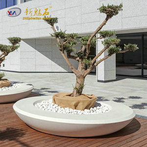 Nuevo Macetero de Cemento para Exteriores XMS006, Contenedor para Plantas de Parque, Resistente a la Corrosión, Materiales de Construcción de Piedra - Product Image 1