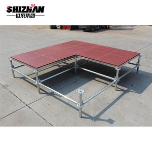 Sự kiện ngoài trời lớp nhôm giai đoạn với bước cầu thang lớp thép giai đoạn - Product Image 3