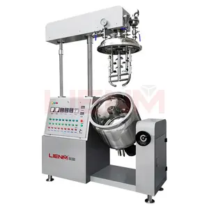 Cosmetic cream vacuum homogenizer mixing machine body lotion making machine